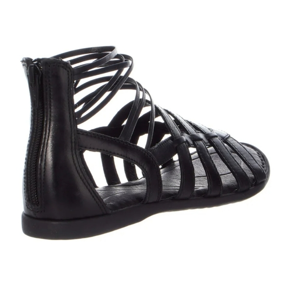 Born Black Leather Sandals Womens 8 - Picture 2 of 10